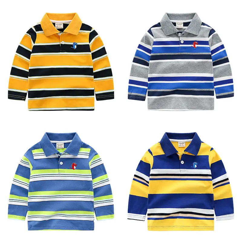 Boys Striped Long Sleeve T-shirt