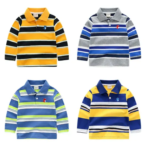 Boys Striped Long Sleeve T-shirt