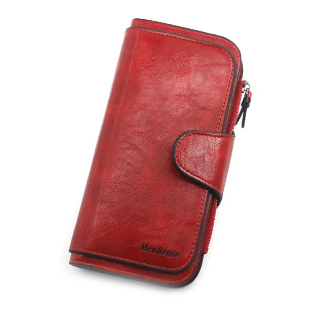 Fashion lady long wallet wallet lady clutch Red - Shop at LoveMi