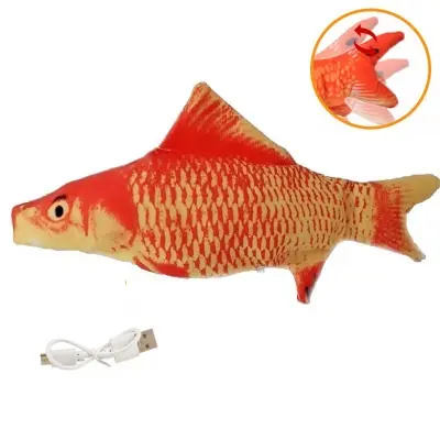 Electric Funny Cat Simulation Fish Beating Usb