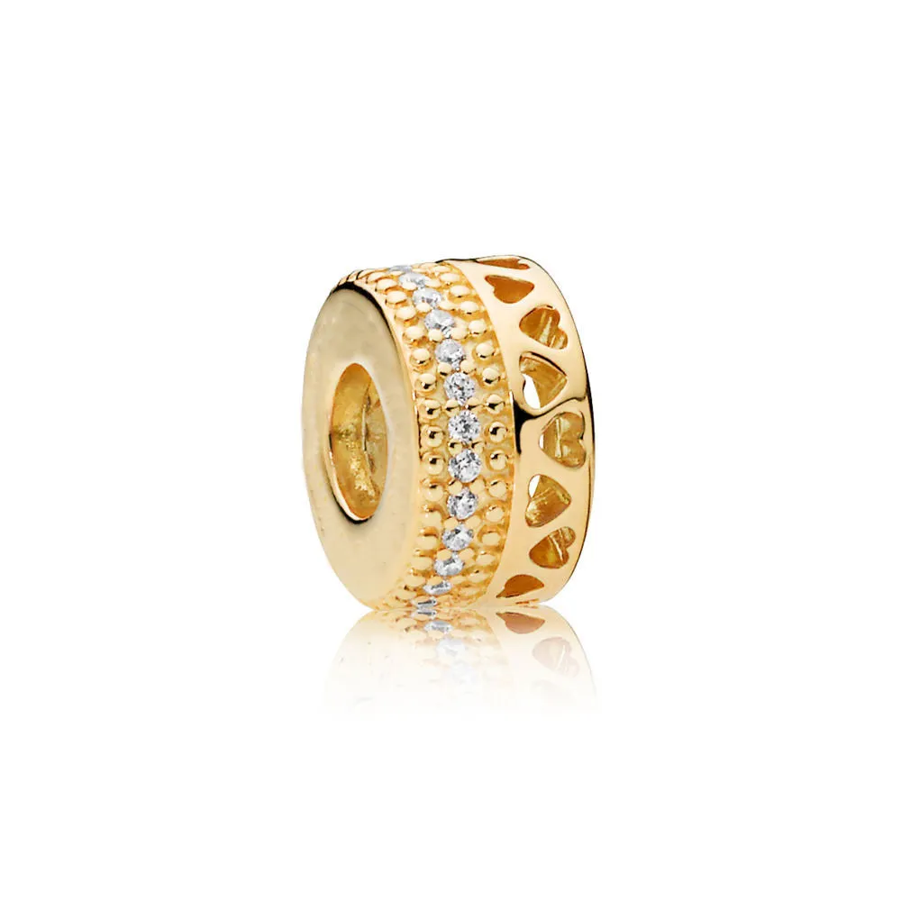 Crystal beaded bracelet jewelry - Gold