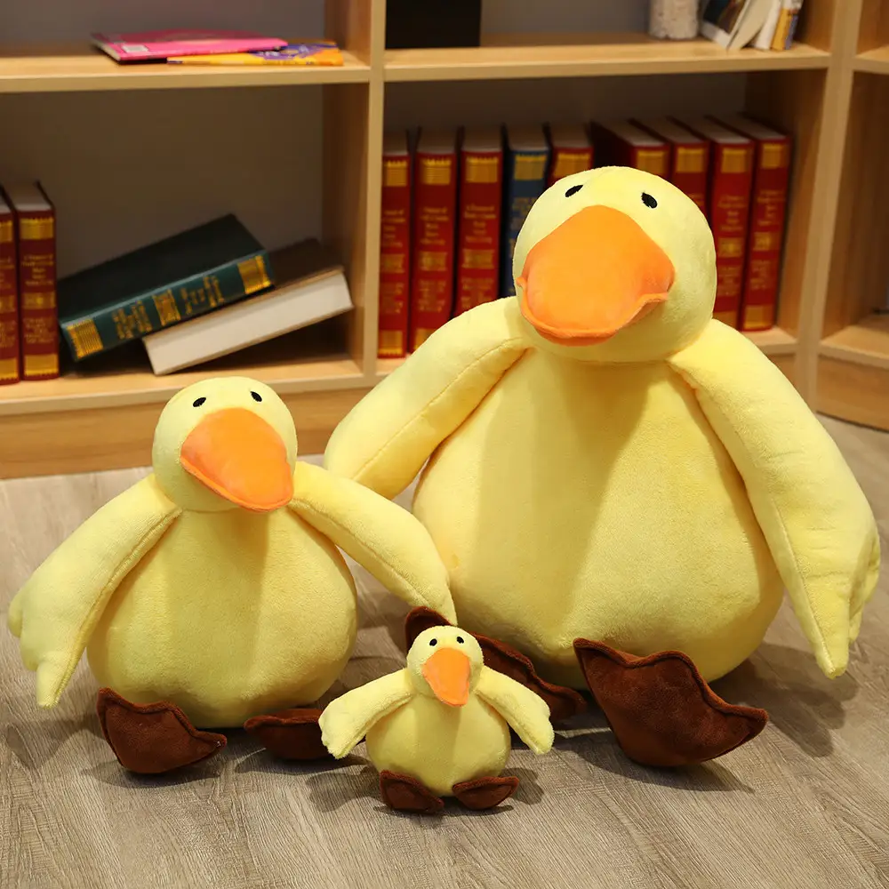 Cute net red duck doll plush toy