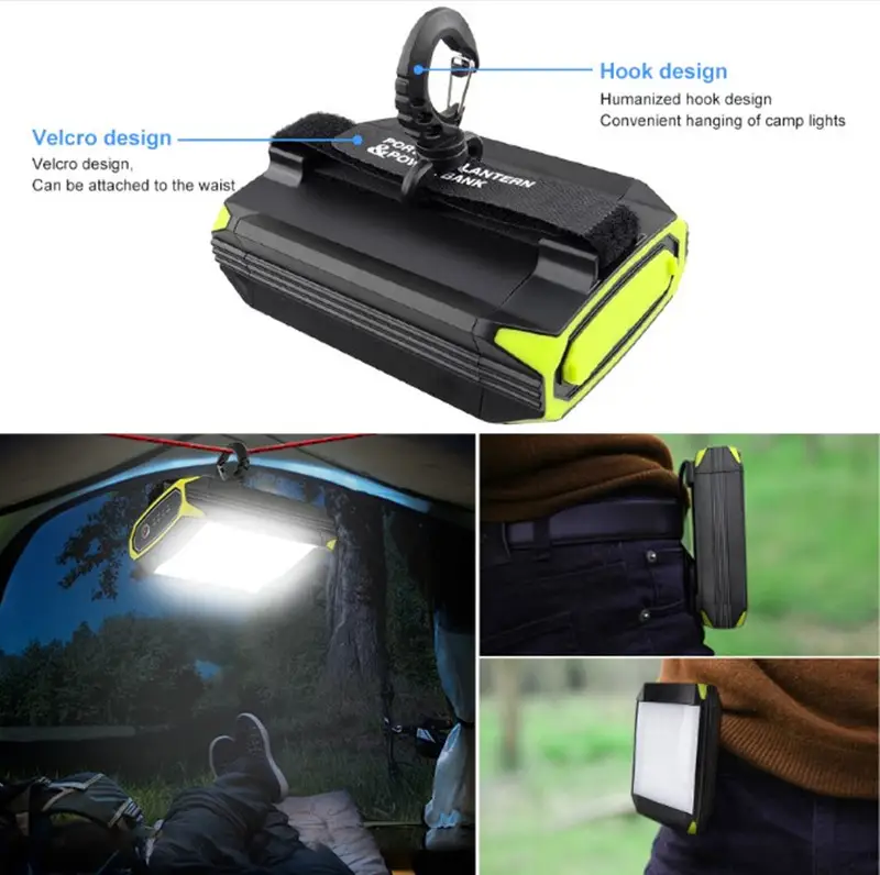 Lampe De Camping Rechargeable LED Batterie Externe USB