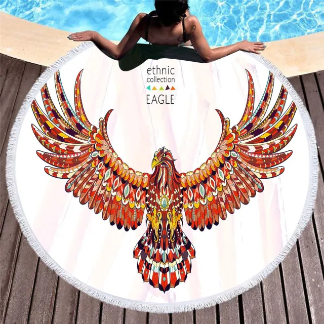 Round printed beach towel 1Style - Shop at LoveMi
