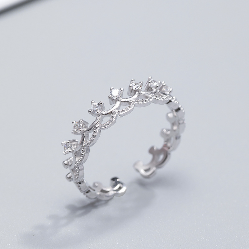 Personality crown  ring women