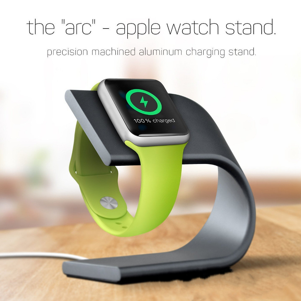 Aluminum alloy U-shaped smart watch charging stand - Image 2