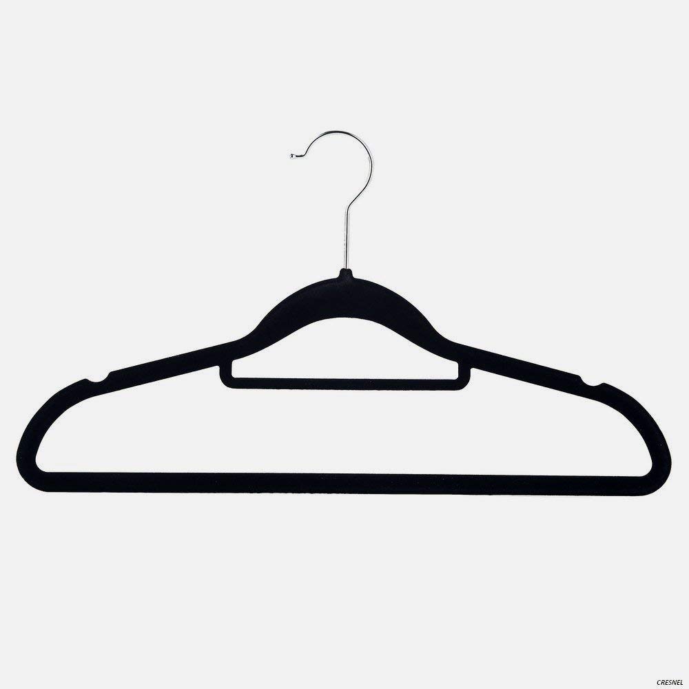 Thickened antiskid flocking clothes rack