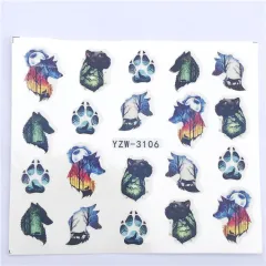 Animal and plant nail stickers - 3106Style - View 1
