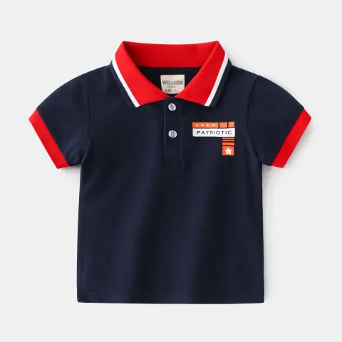 Boy's Baby T-shirt Short-sleeved Summer Kids Children's Top