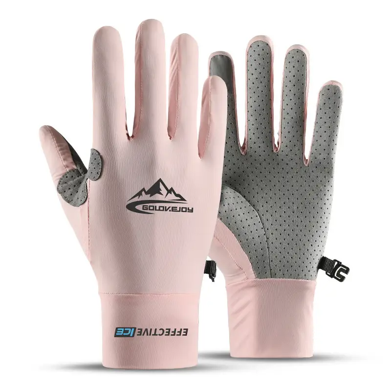 Summer fishing riding sunscreen gloves touch screen outdoor non-slip