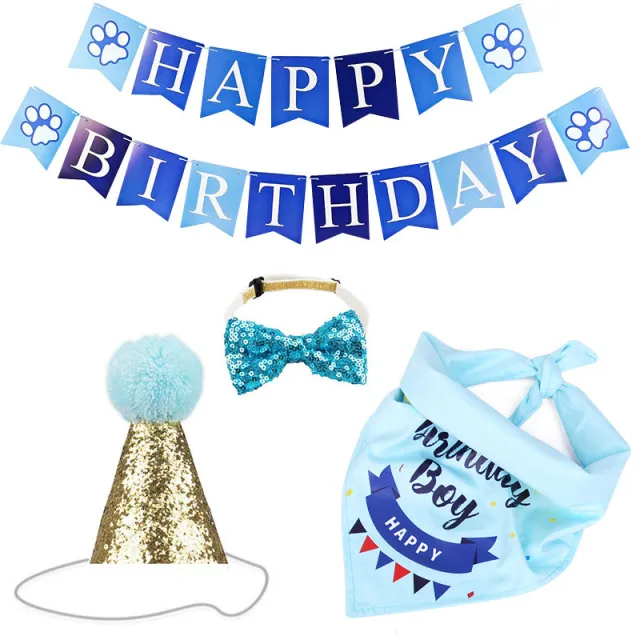 Decorative props, decoration supplies, holiday dress up set Blue Suit - Shop at LoveMi
