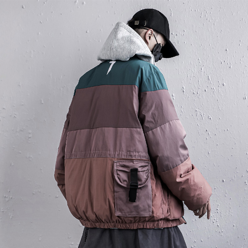 Jiye Heavy Industry Stitching Jacket Cotton Jacket