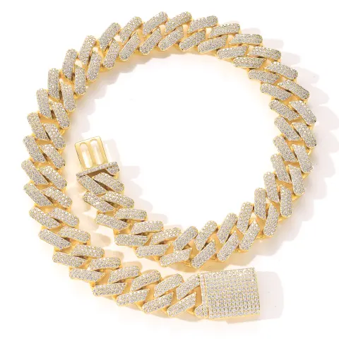 Full Zircon Hip Hop Necklace