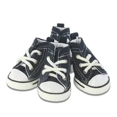 Pet Shoes Denim Canvas Breathable And Comfortable - Denim Shoes Blue - View 1