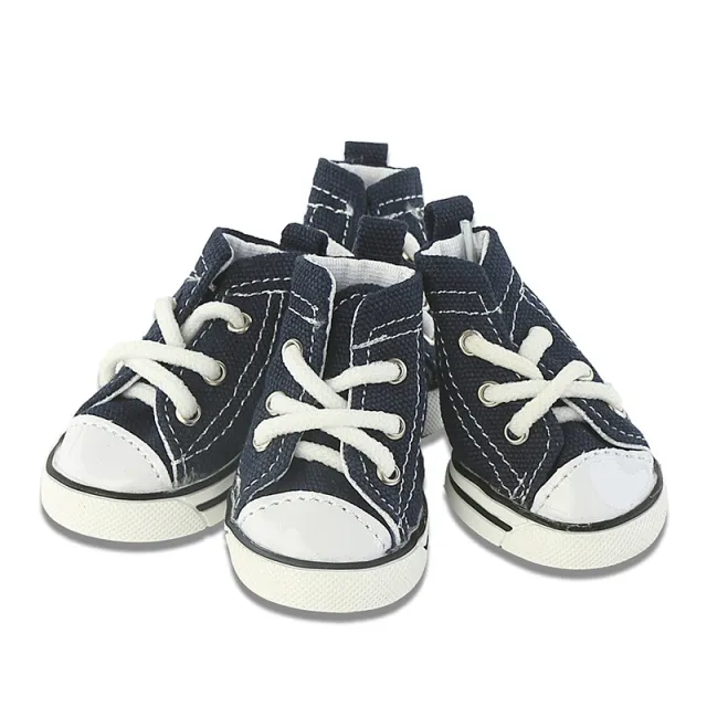 Pet Shoes Denim Canvas Breathable And Comfortable Denim Shoes Blue - Shop at LoveMi