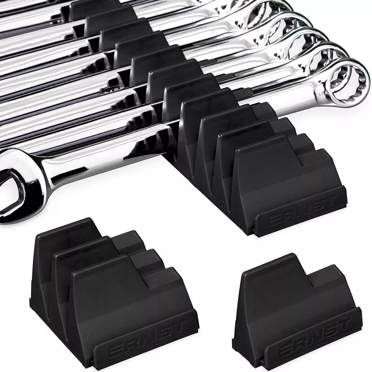 80PCS Magnetic Wrench Organizer Widget Portable Tool Storage Shelf Black — image 9