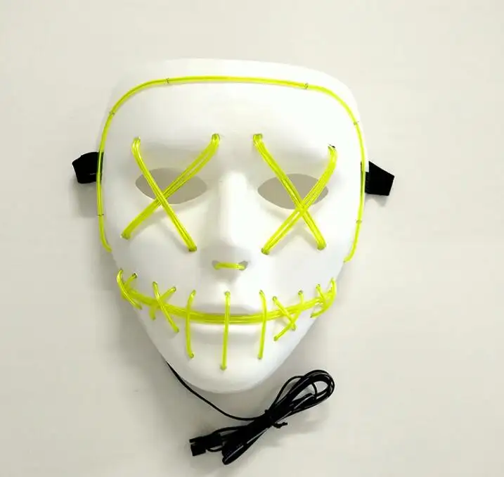 Highlight EL Wire Masquerade Party Halloween LED Mask