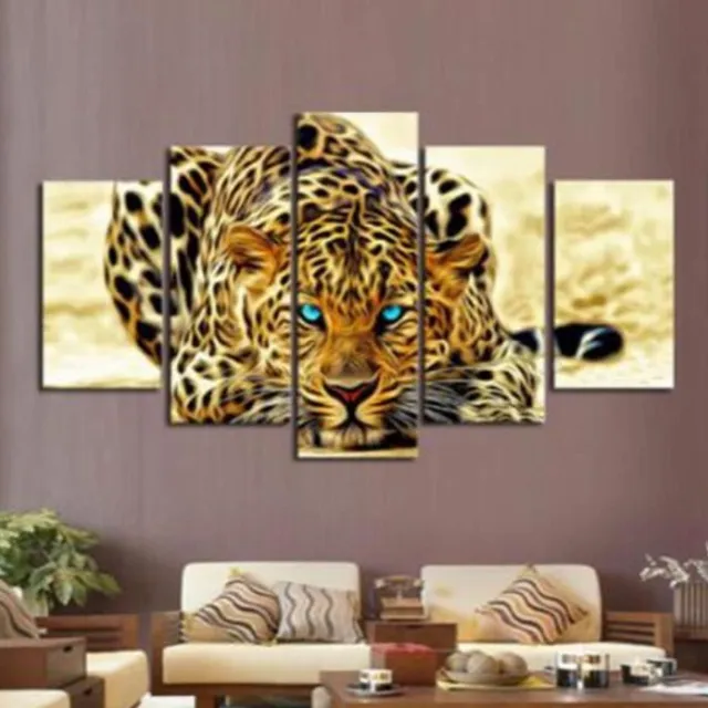 5 Lianhu as a leopard decorative painting frameless painting - Shop at LoveMi