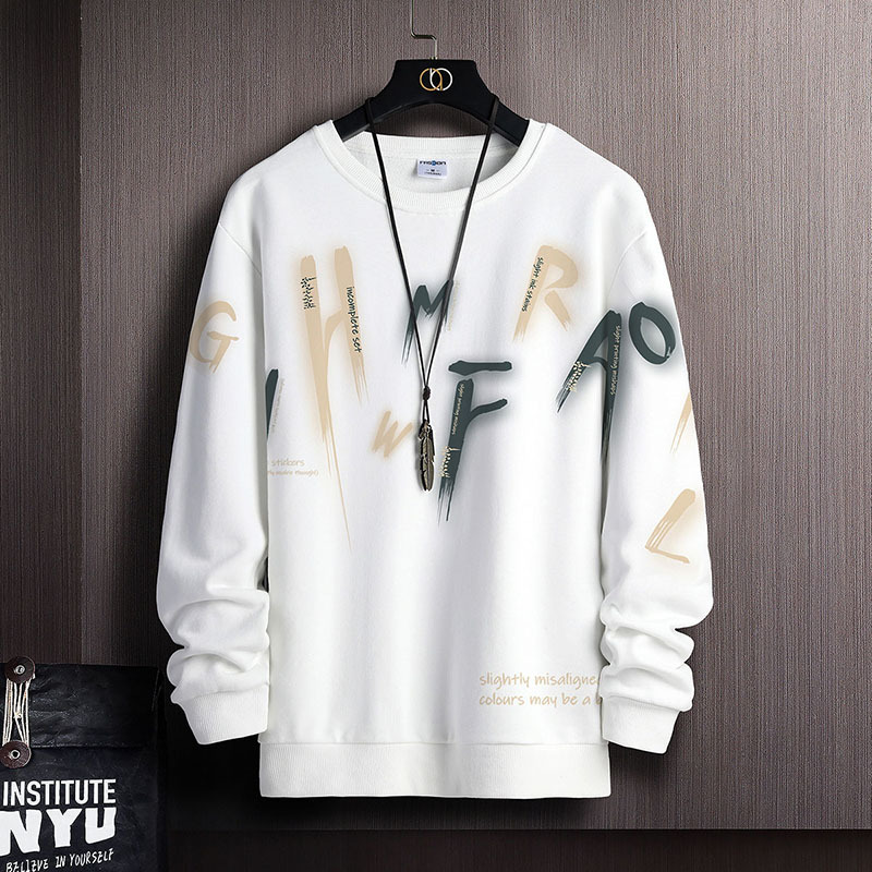 Creative Letter Print Long Sleeve T-shirt