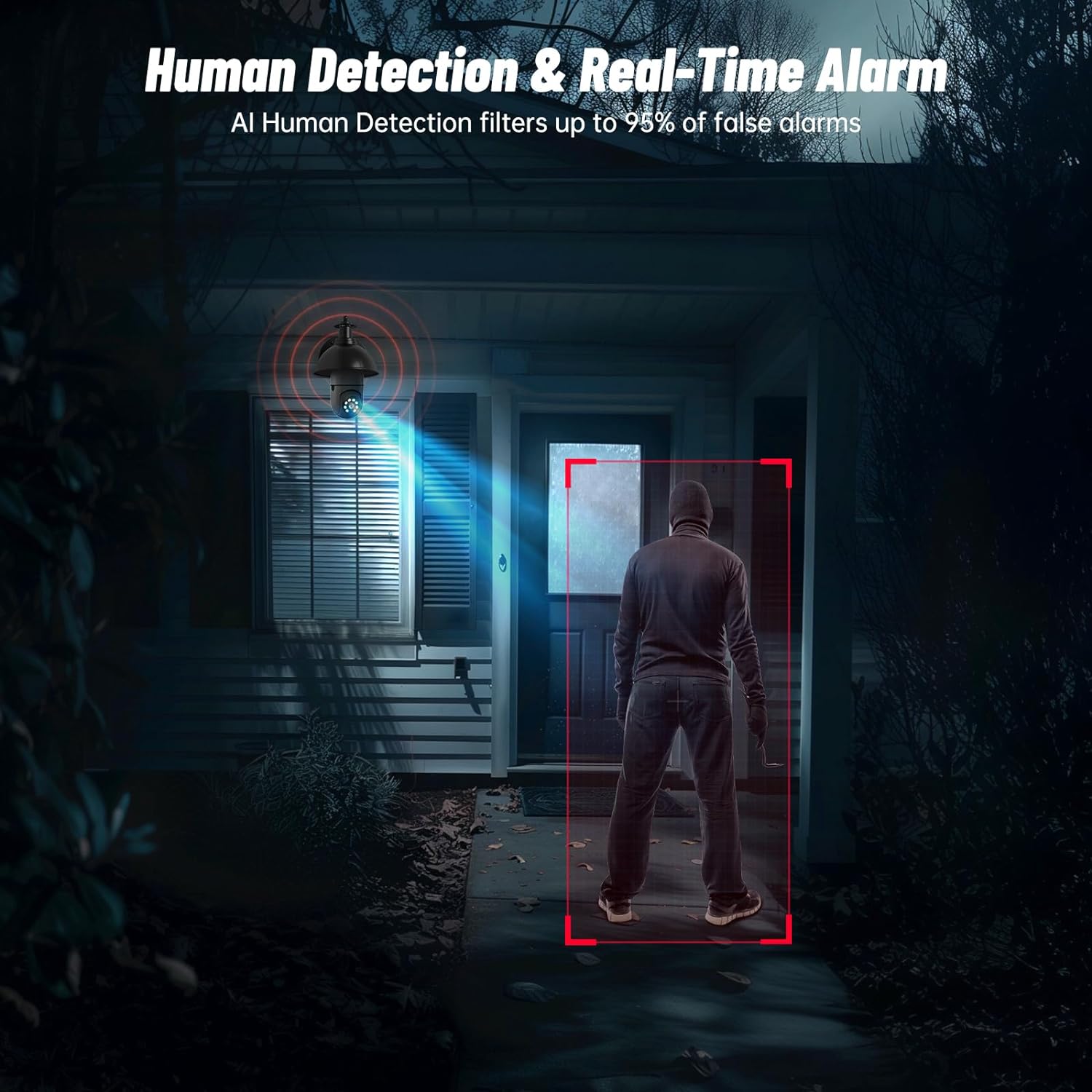 Light Bulb Security Camera 2.4GHz 5G WiFi Outdoor, 1080P E27 Light Socket... 7