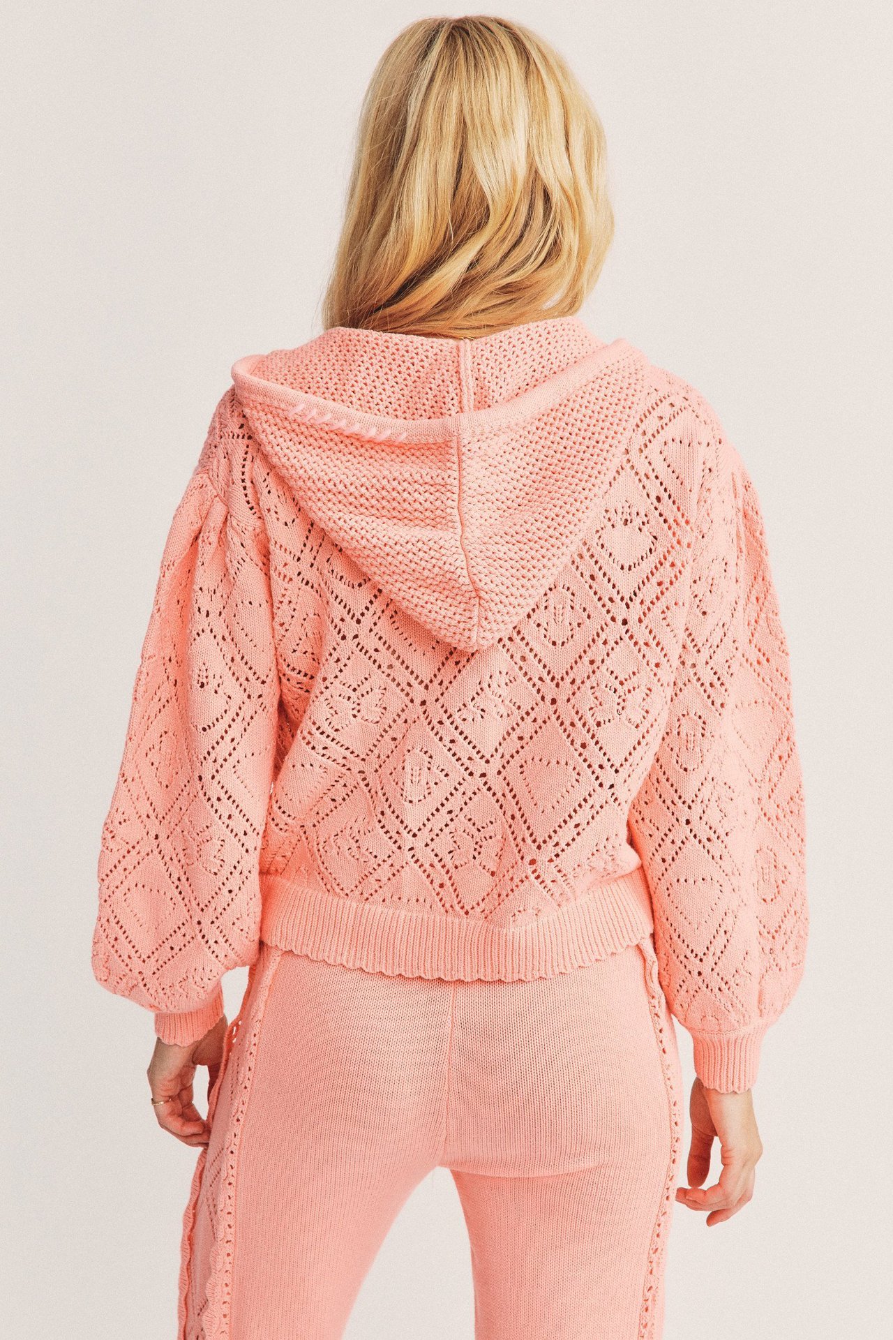 Commuter Ladies Style Hollow Heavy Industry Stitching Sweater