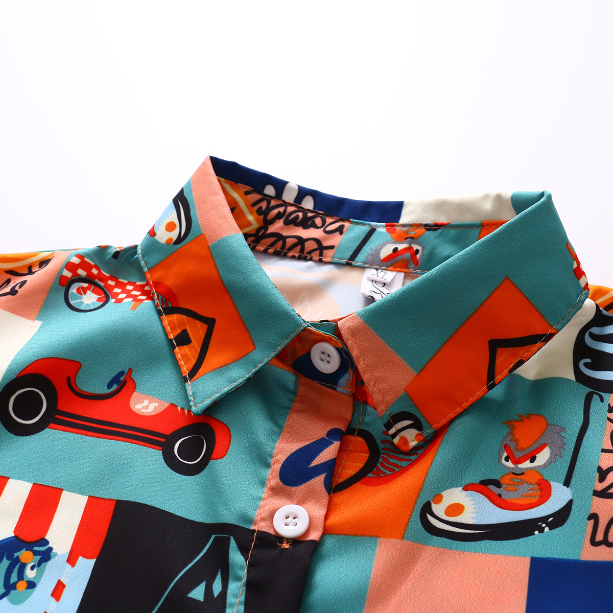 Loose all-match printed shirt