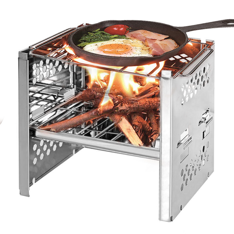 Firewood stove mini barbecue - Image 4