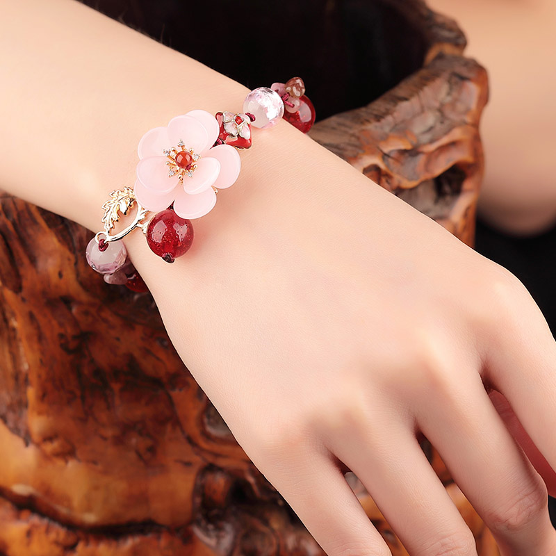 Flower Classic Tourmaline Bracelet