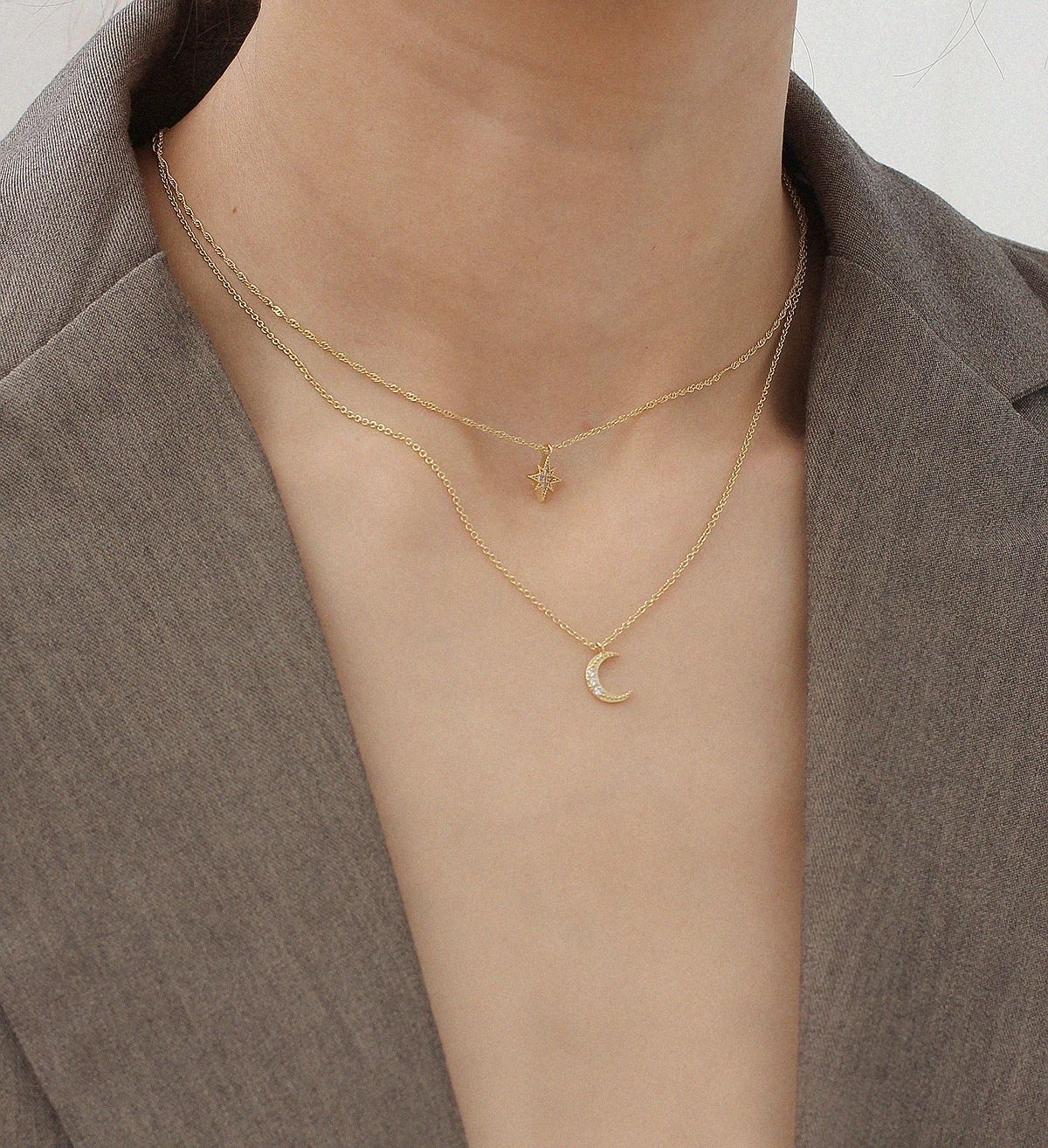 Zircon Double Necklace