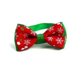 Pet cat dog neck puppy grooming - Red Snowflake - View 1