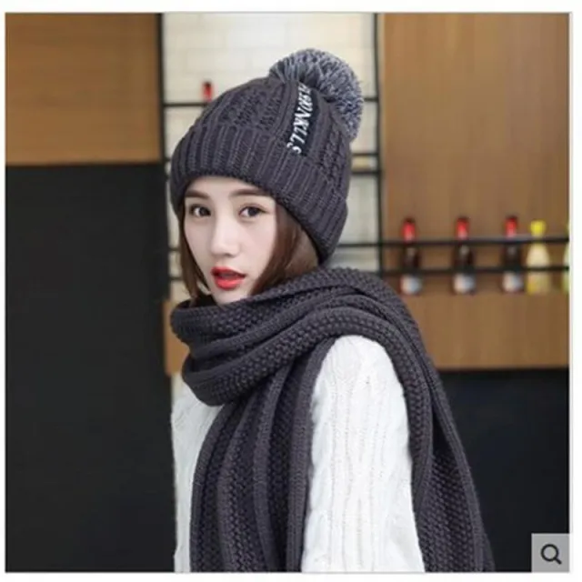 All match woolen hat Dark Grey - Shop at LoveMi