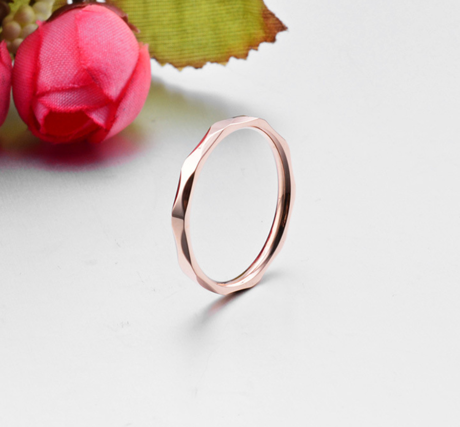 Titanium Steel Couple Ring