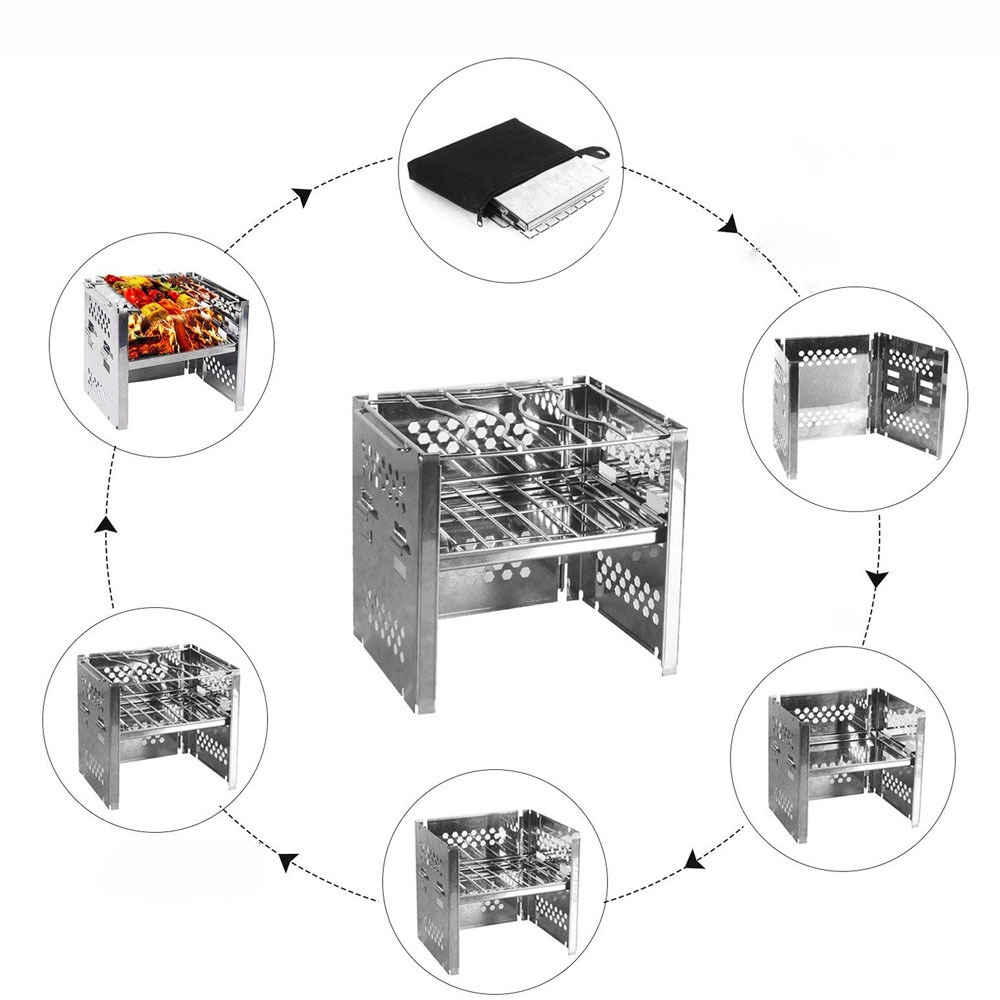 Firewood stove mini barbecue - Image 5