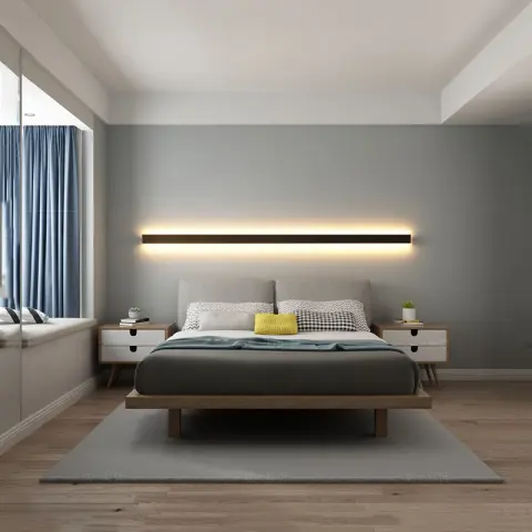 Minimalist Long Led Wall Lamp