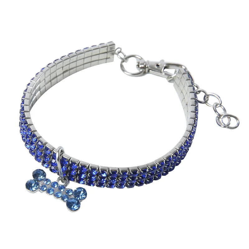 Bling Rhinestone Dog Collar Crystal Puppy Chihuahua Pet Dog Collars Leash For Small Medium Dogs Cats – image 10