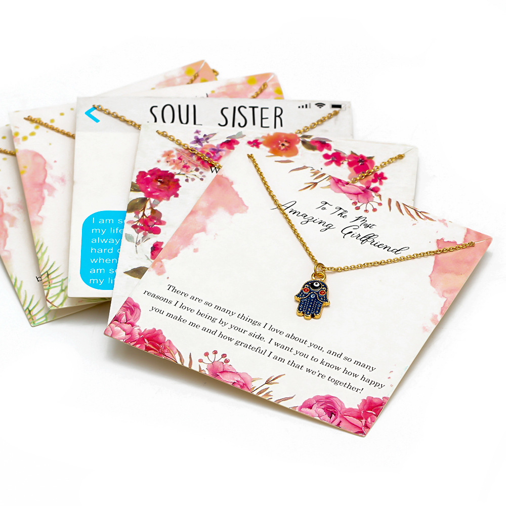 Demon Eye Palm Necklace