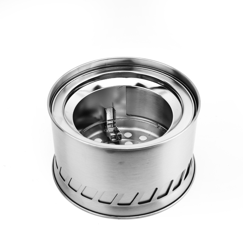 Outdoor detachable folding wood stove