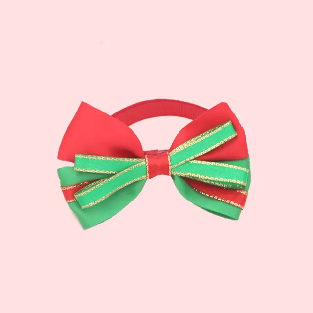 Christmas Adjustable Cat Dog Collar Holiday Cats Dog Bow Tie Pet Neck Strap Cat Dog Grooming Accessories Puppy Cat Necklace 27 Style - Shop at LoveMi