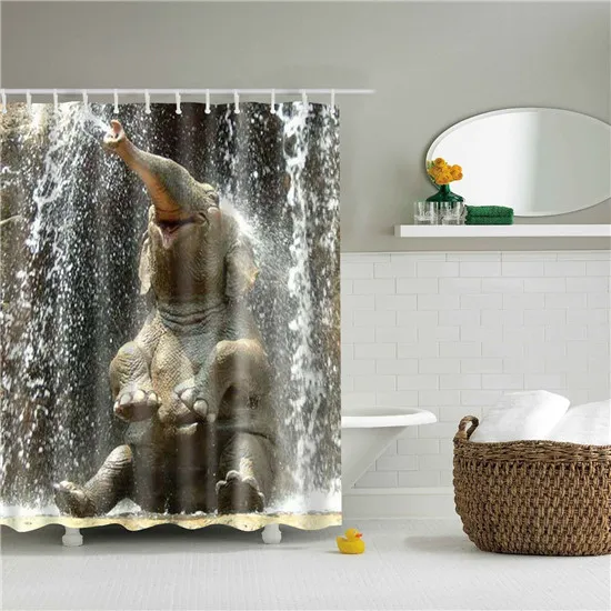 3D digital printing waterproof shower curtain Bm43Color - Shop at LoveMi