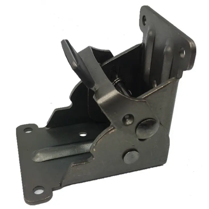 Table connecting foot folding invisible bracket