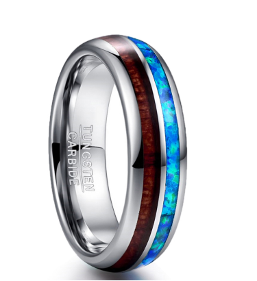 European And American Fashion Tungsten Steel Ring