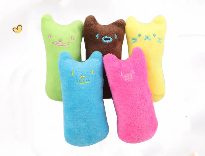 Catnip Cat Toys Pillow Interactive Cat Toy Catnip Pet Supplies Pillow Thumb Plush Teeth Grinding Bite Mint Cat Accessories – image 7