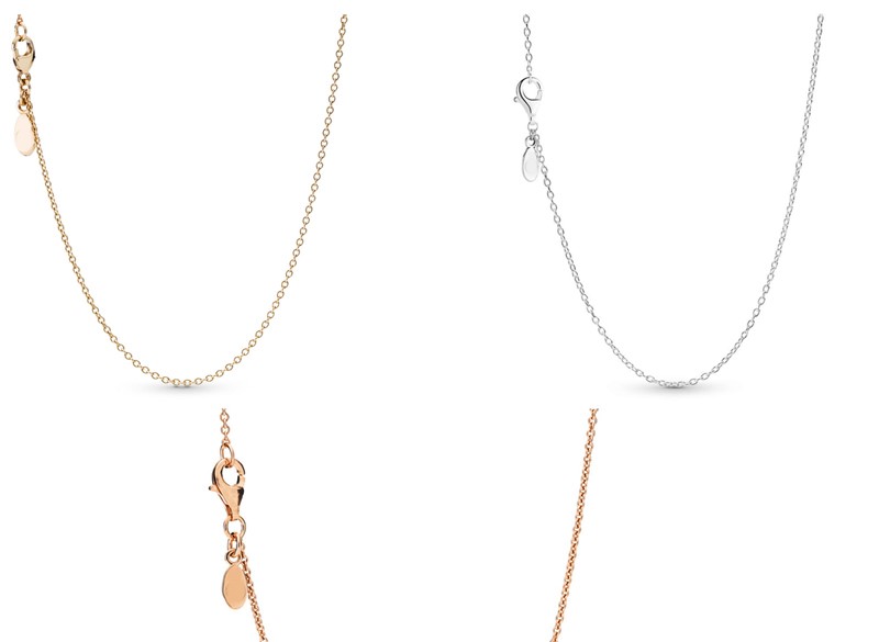 Simple silver pendant jewelry clavicle chain for women