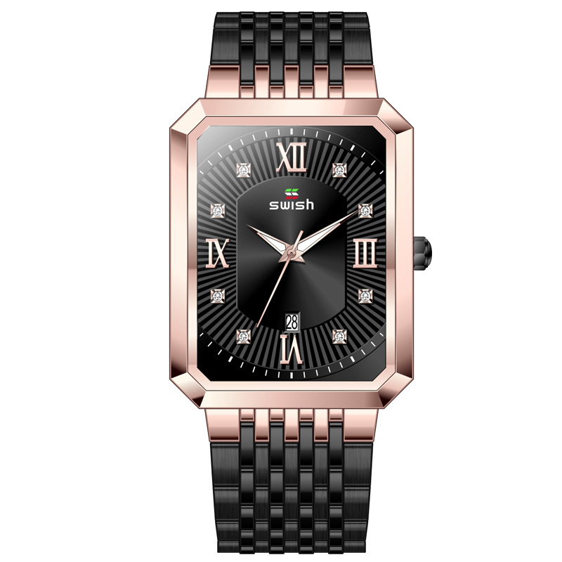 Rectangular men's Quartz Watch