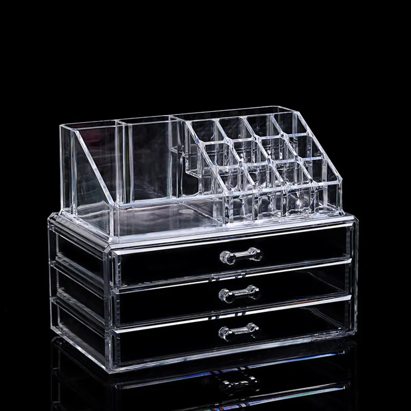 Lipstick skin care product storage box - 3 Grid