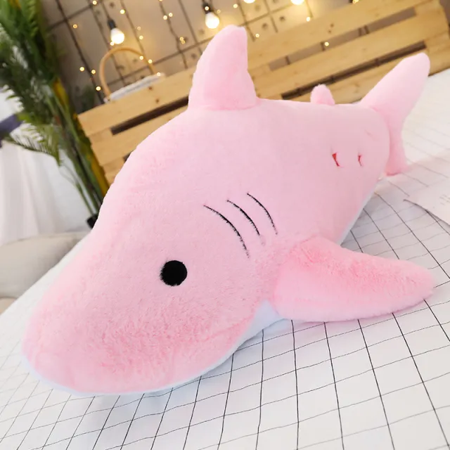Shark plush pillow Pink - Shop at LoveMi