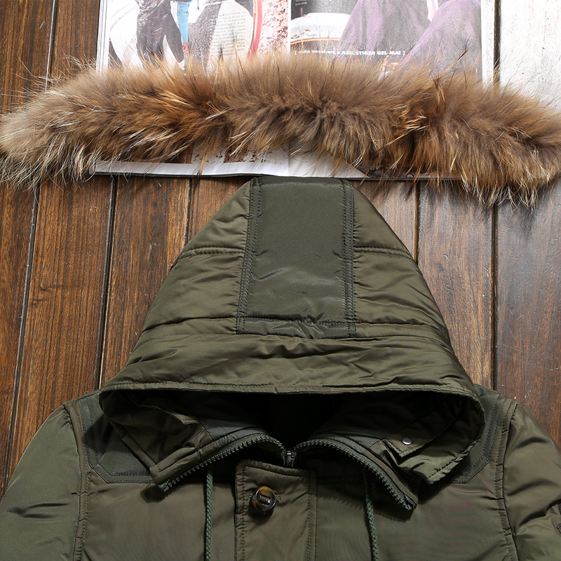 Мужской пуховик короткий белый на утином пуху