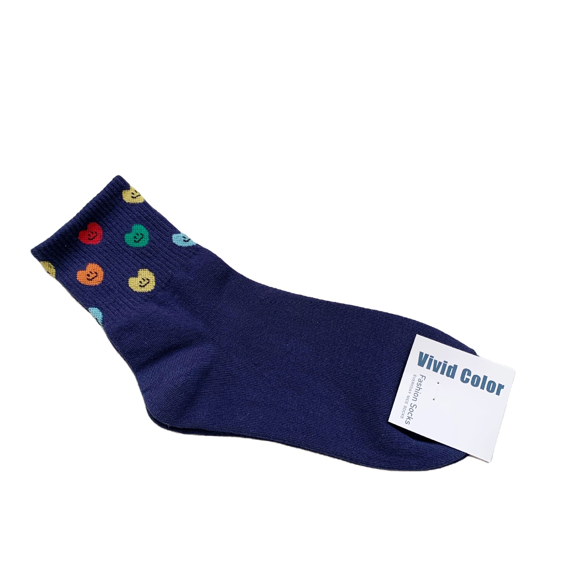 New color love women's lovely medium tube socks