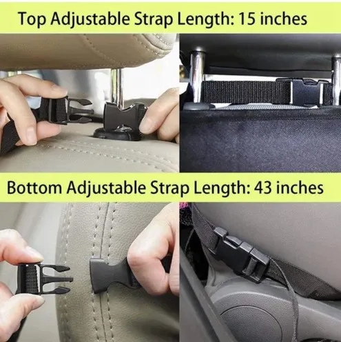 Compatible with Apple, Car storage bag car seat back pocket bag car with IPAD bag 600D Oxford cloth – image 5