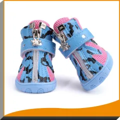 Puppy breathable net shoes - Blue - View 1